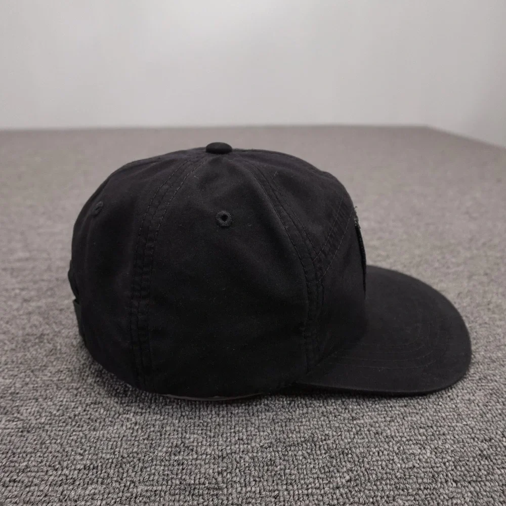 SRAM Hat Cap Strap Back Mens One Size Black Nylon 5 Panel Cycling Baseball
